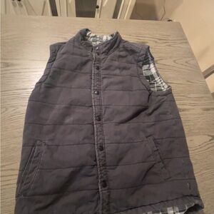 Men's Charcoal Quilted Vest